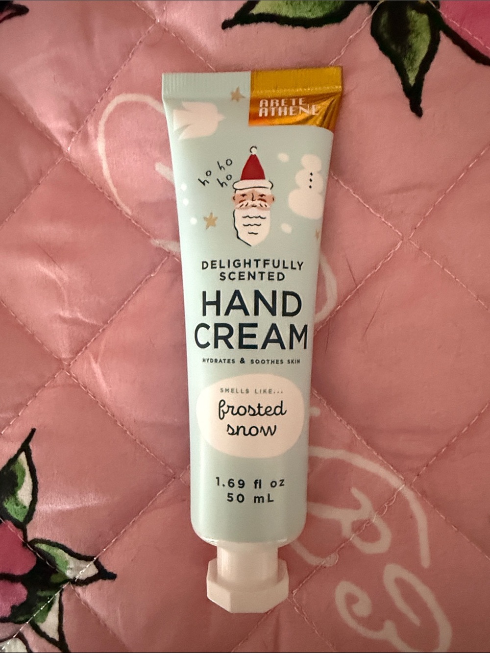 FREE with purchase Delightfully Scented Frosted Snow Hand Cream - Light Blue